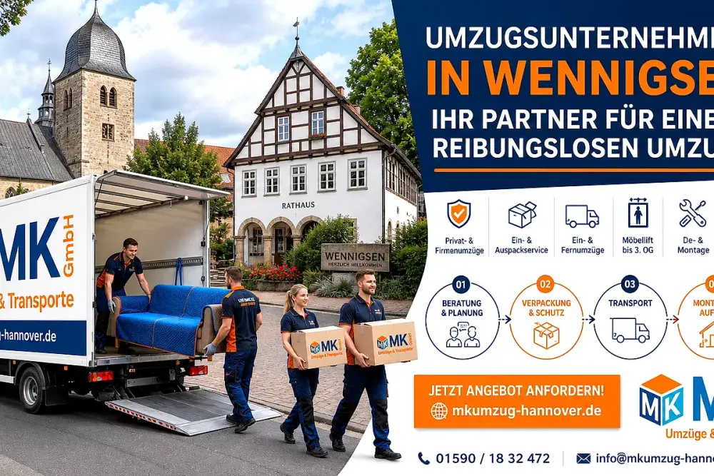 Umzugsunternehmen in Wennigsen – Ihr Partner für einen reibungslosen Umzug